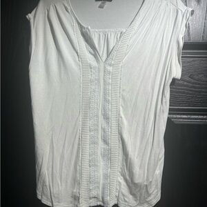 White lightweight top